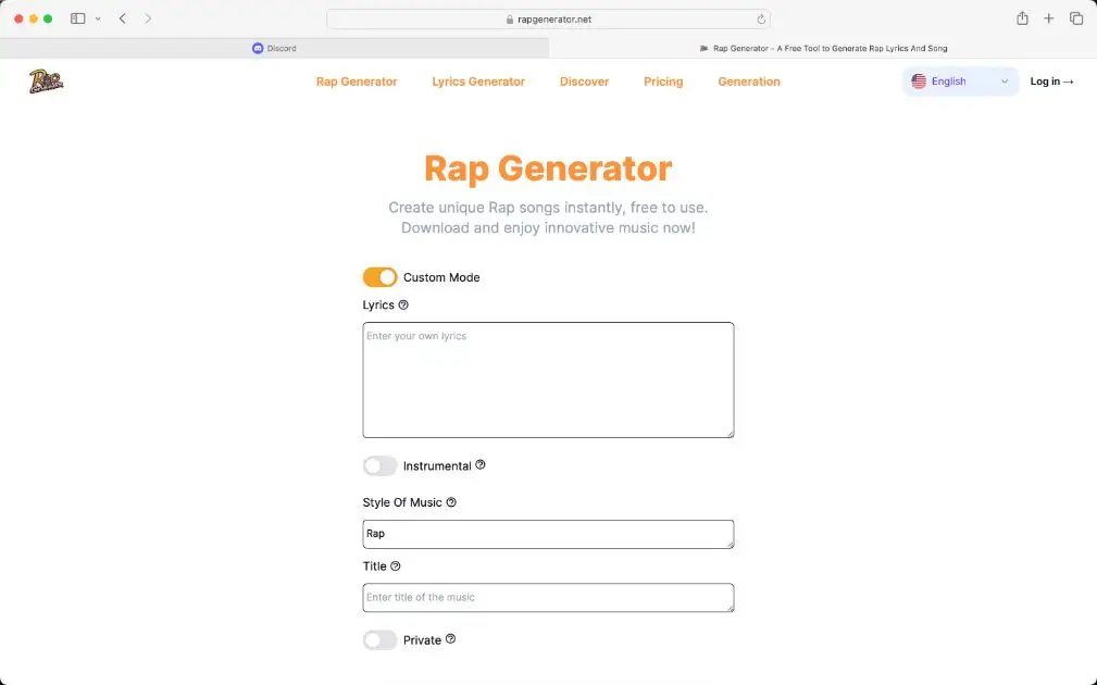 Rap Generator product image
