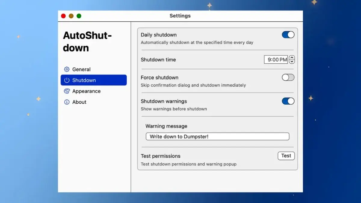 Auto Shutdown screenshot 2