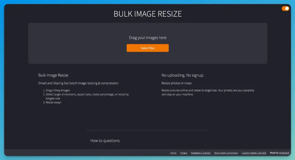 Bulk Image Resize screenshot 2