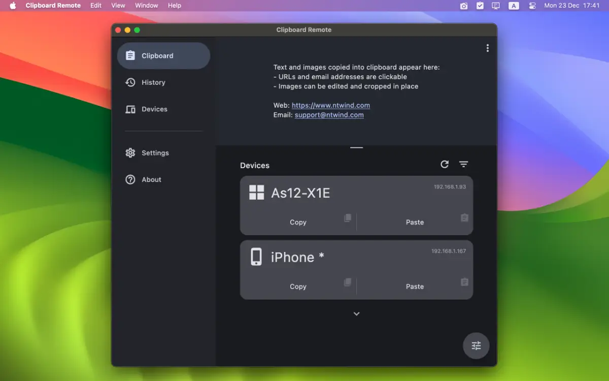 Clipboard Remote screenshot 2