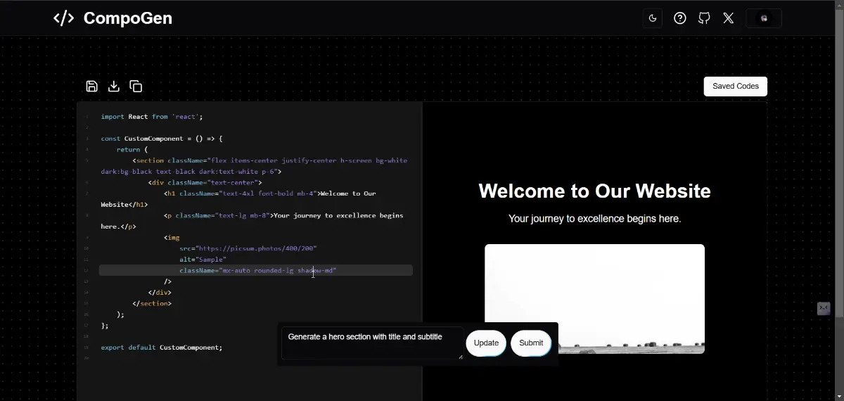 CompoGen screenshot 3