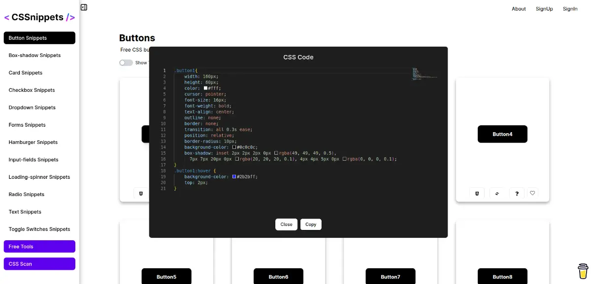 CSSnippets screenshot 4