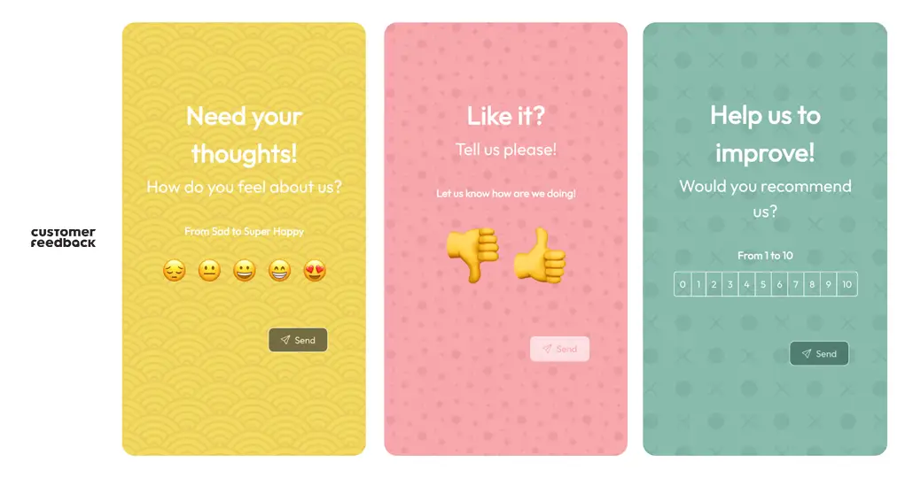 Customer Feedback screenshot 2