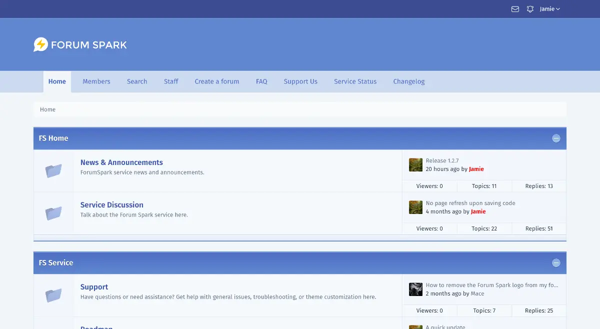 ForumSpark screenshot 1