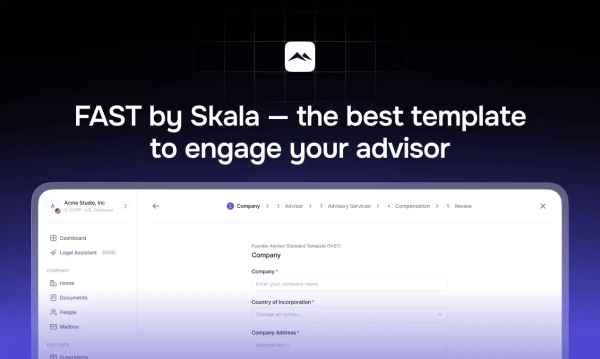 Founder Advisor Standard Template by Skala screenshot 1