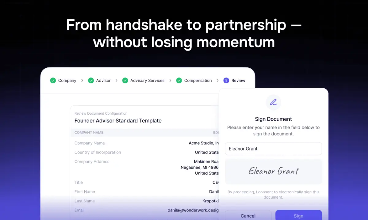 Founder Advisor Standard Template by Skala screenshot 3