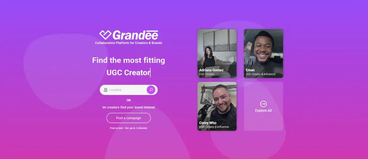 Grandee screenshot 1