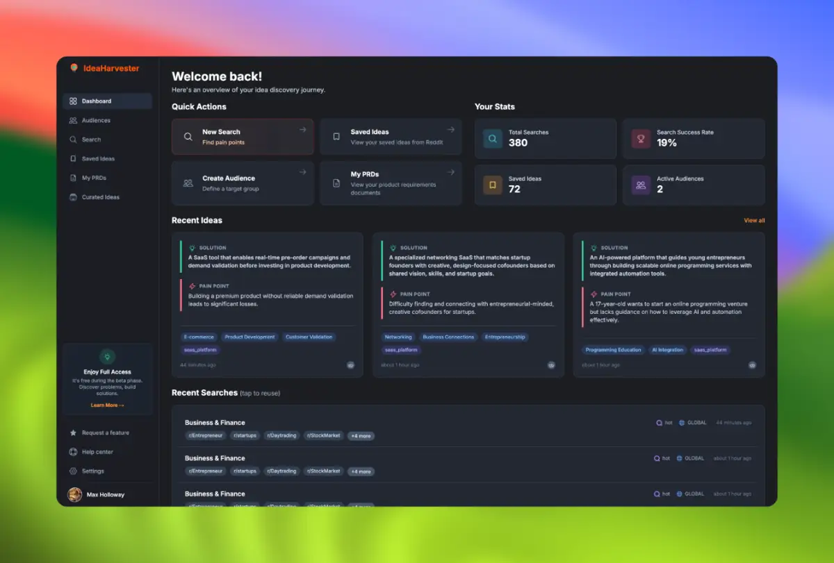Idea Harvester screenshot 3