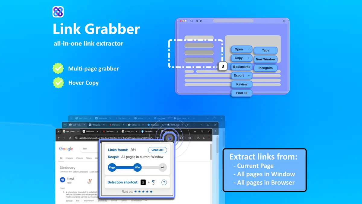 Link Grabber screenshot 1