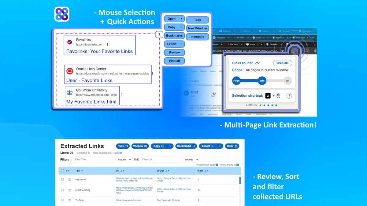 Link Grabber screenshot 2