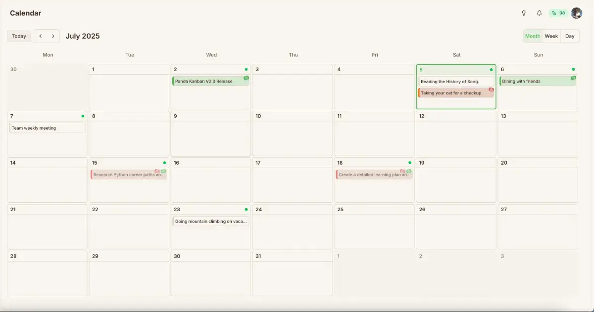 Panda Kanban screenshot 3