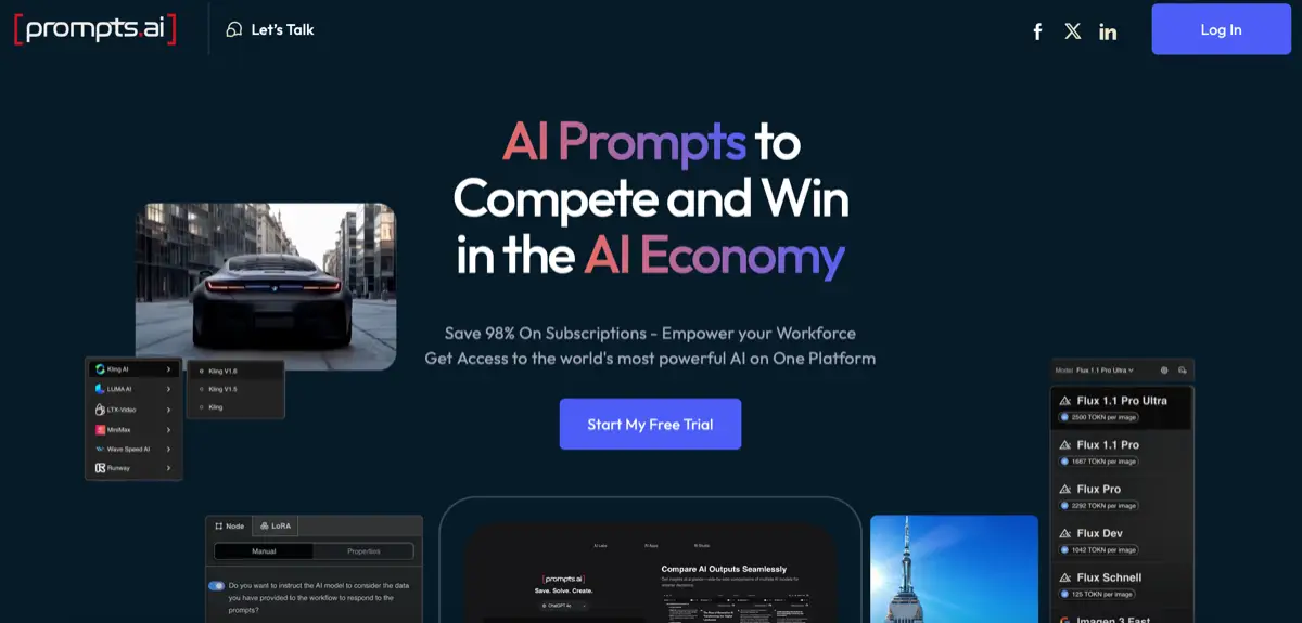 prompts.ai screenshot 1