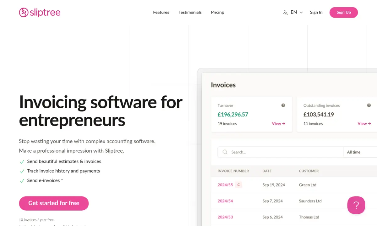 Sliptree screenshot 1