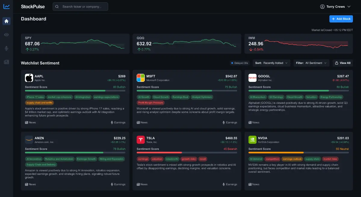 StockWisp screenshot 1