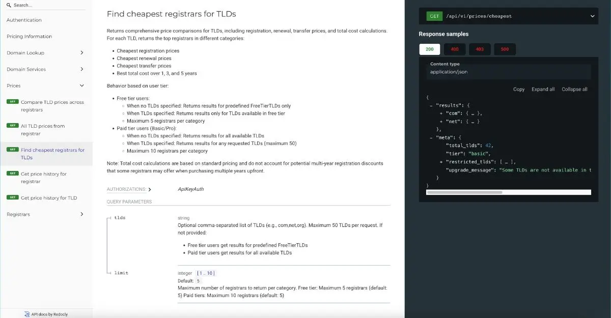 TLDSpy screenshot 2