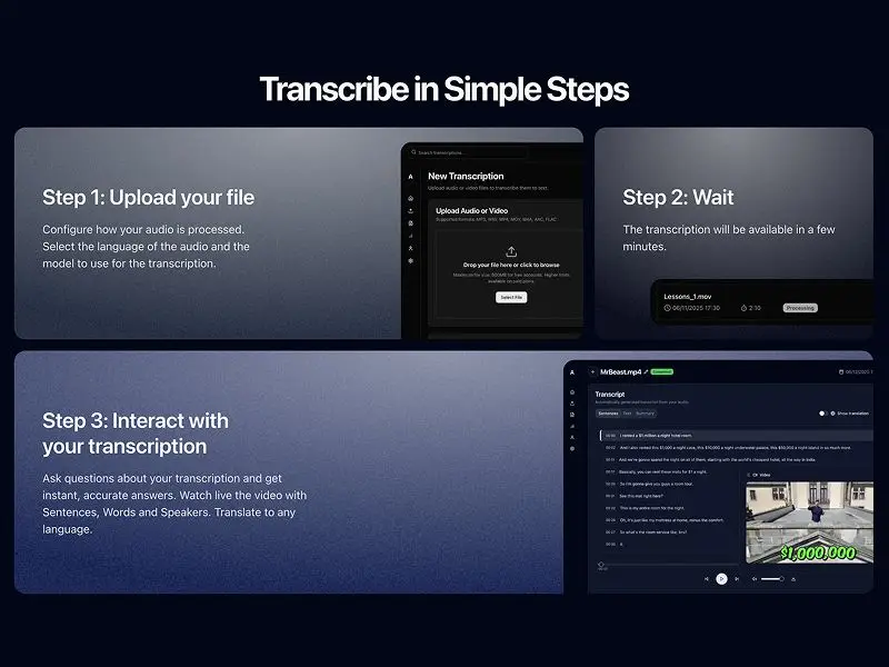 TranscribeZen screenshot 2