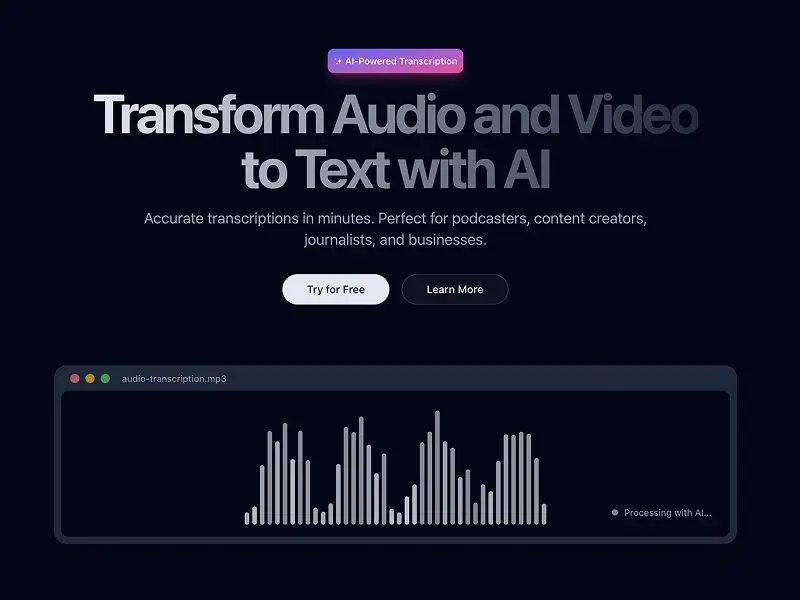 TranscribeZen screenshot 1
