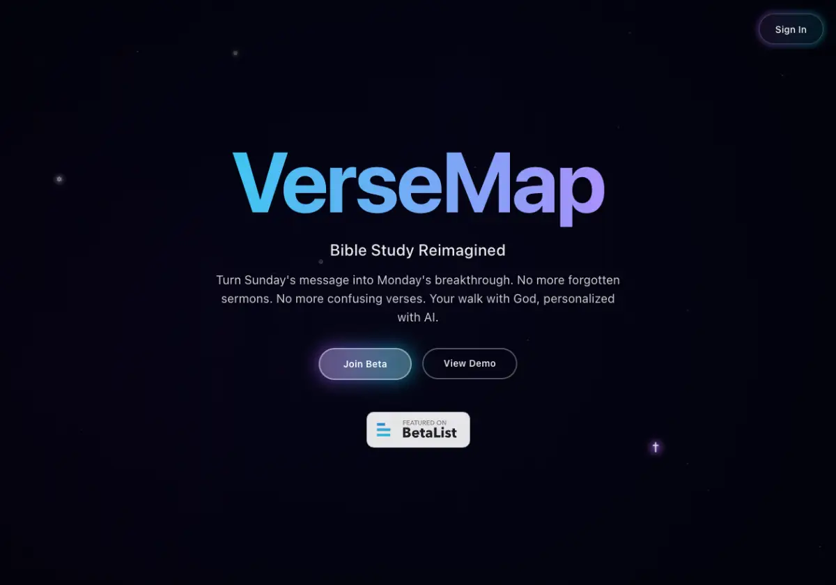 VerseMap AI screenshot 1