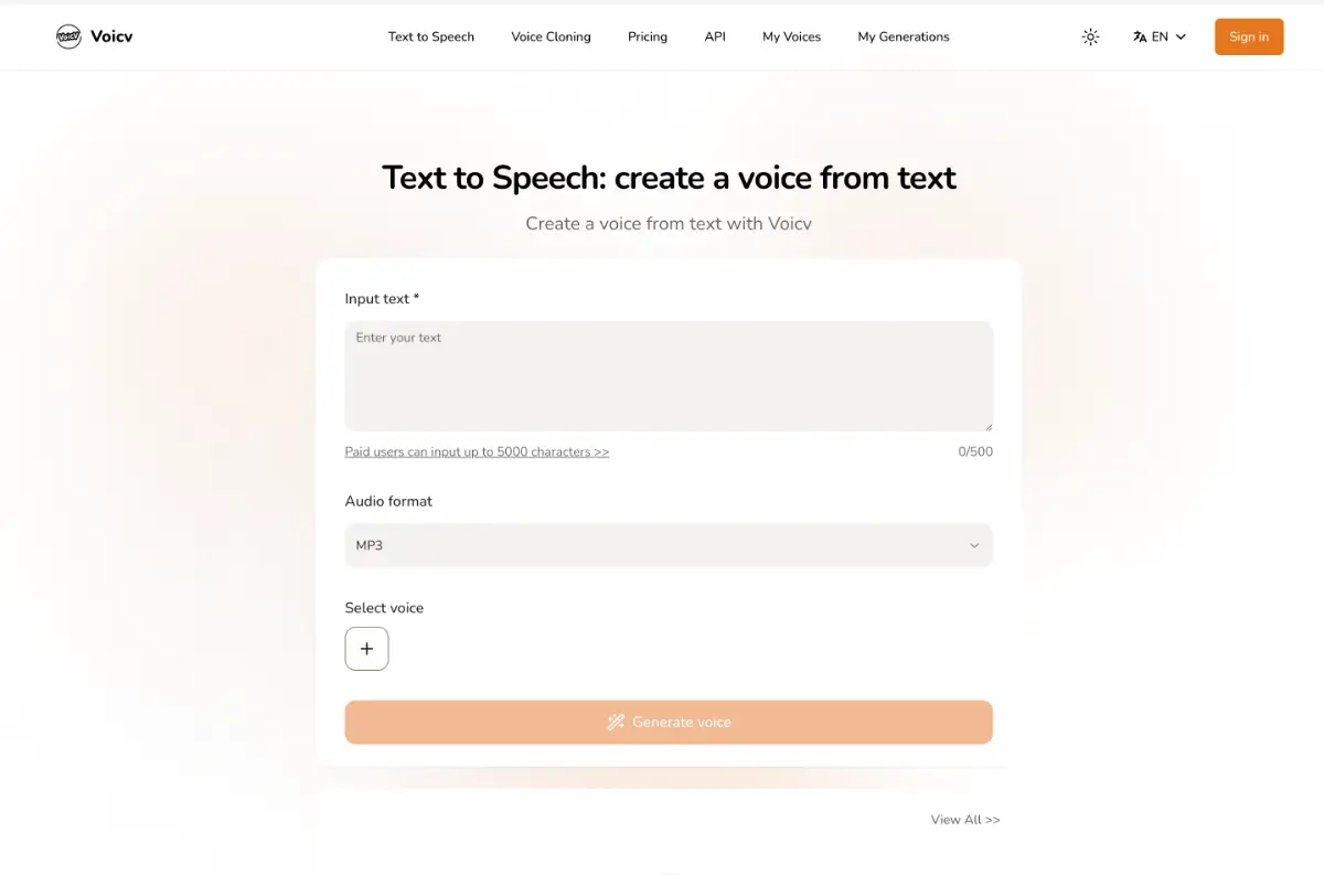 Voicv screenshot 3