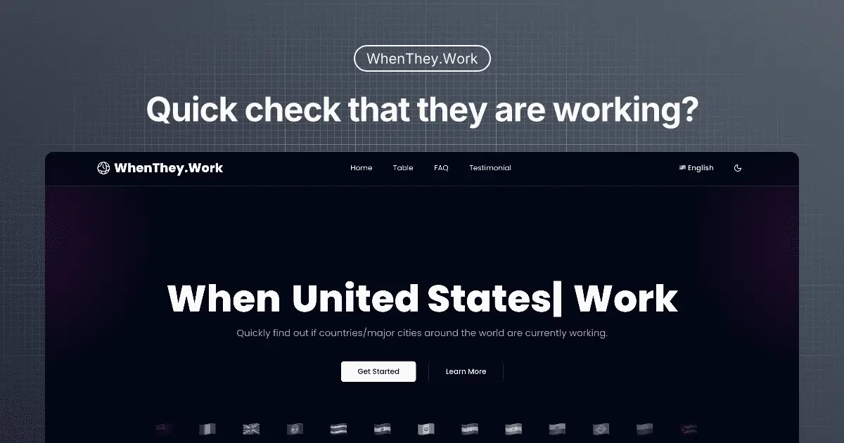 WhenThey.Work screenshot 3