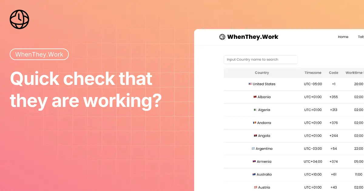 WhenThey.Work screenshot 4