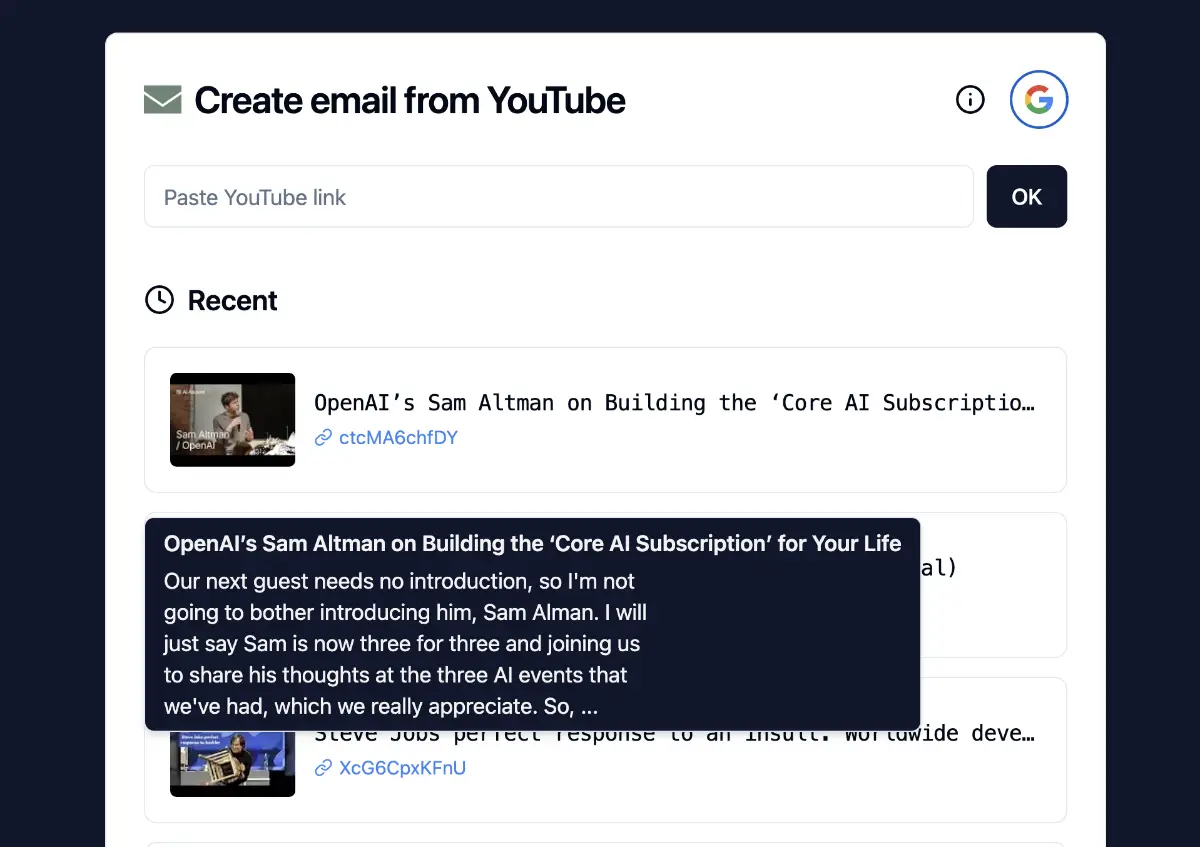 YTEMAIL screenshot 1
