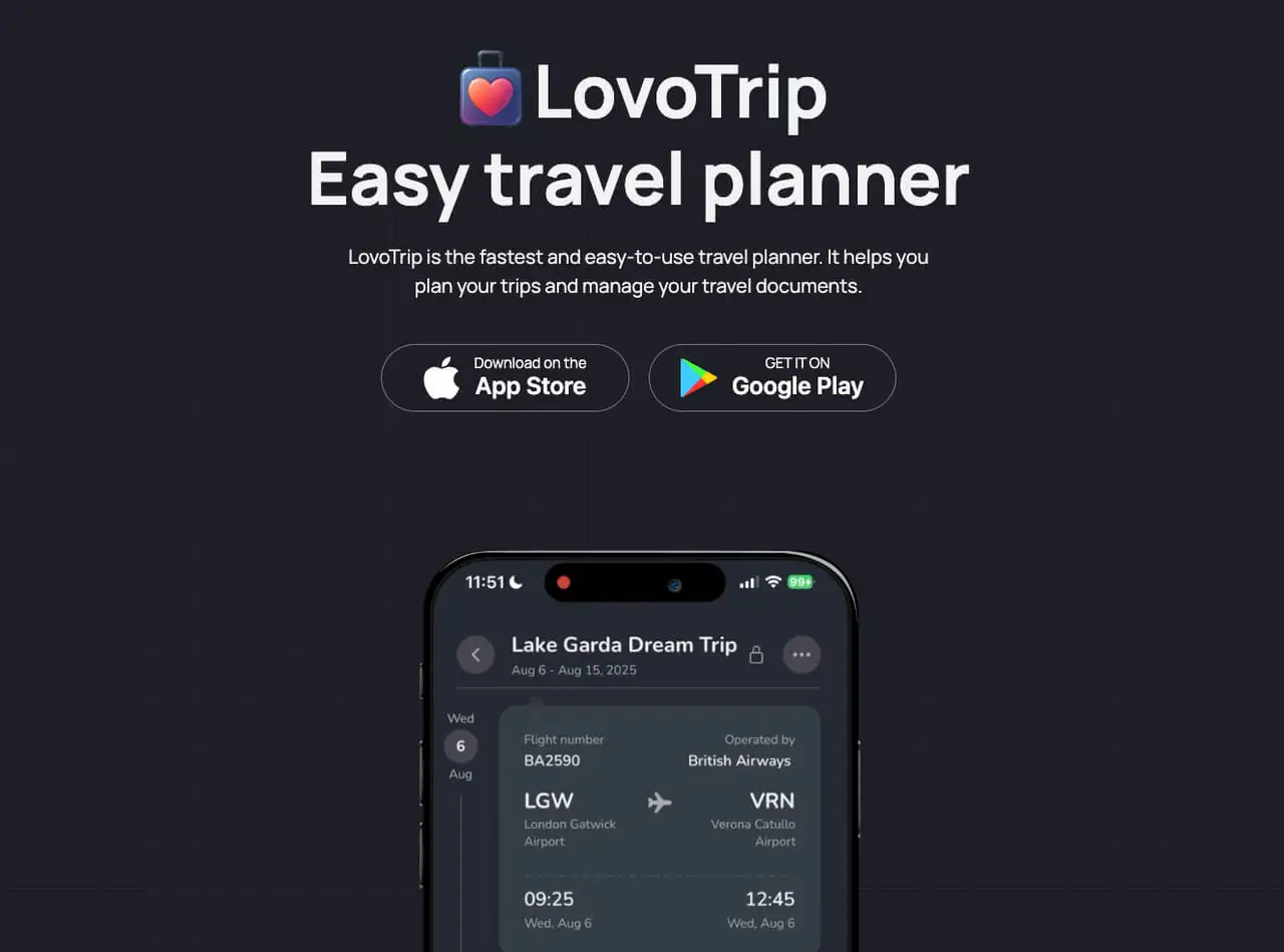 Lovotrip screenshot 1