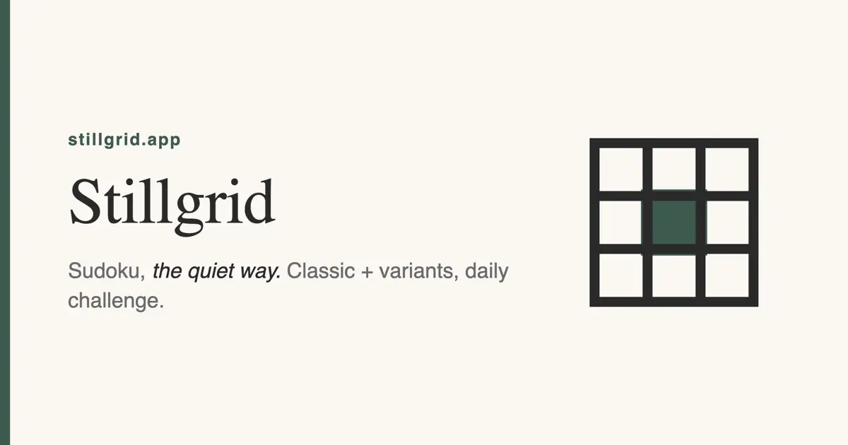 Stillgrid product image