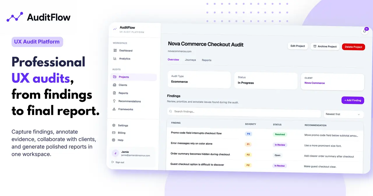 AuditFlow screenshot 2