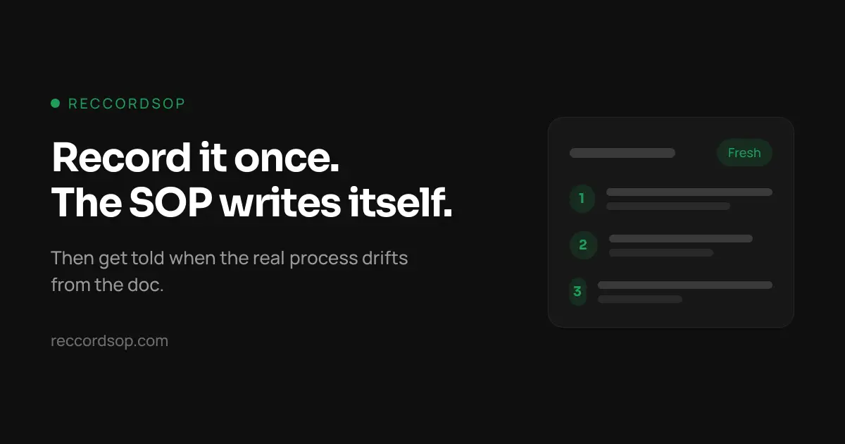 ReccordSOP screenshot 1