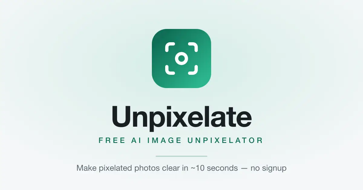 Unpixelate Image product image