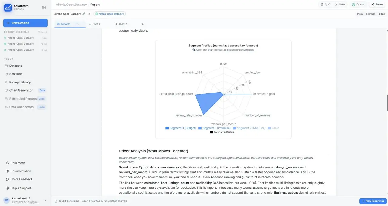 Advantora Insights screenshot 2