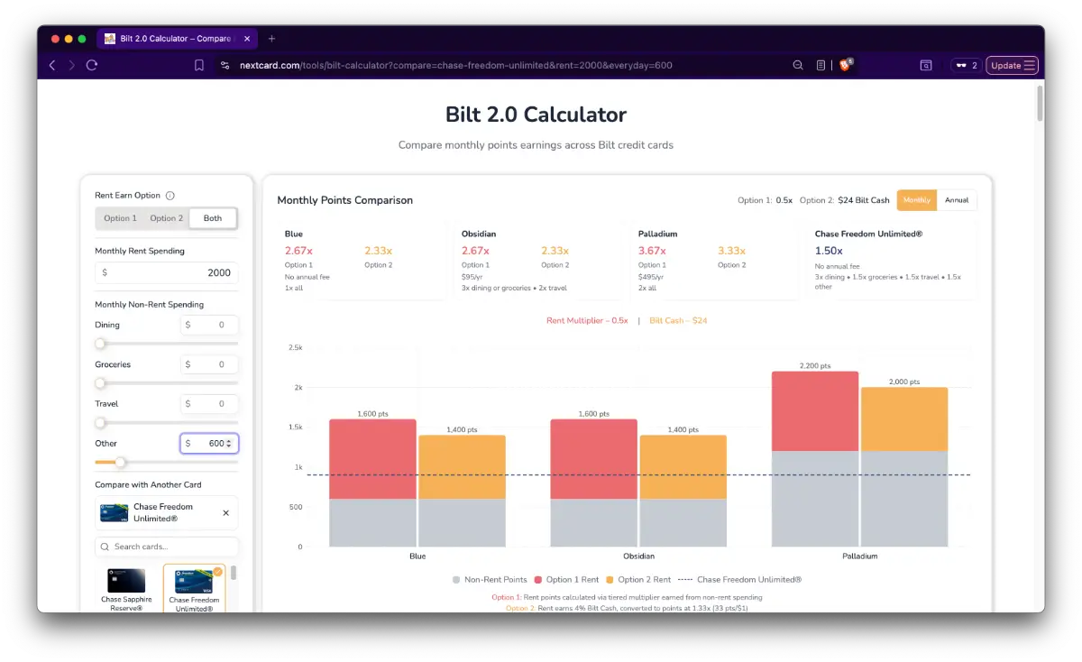 Bilt Calculator screenshot 1