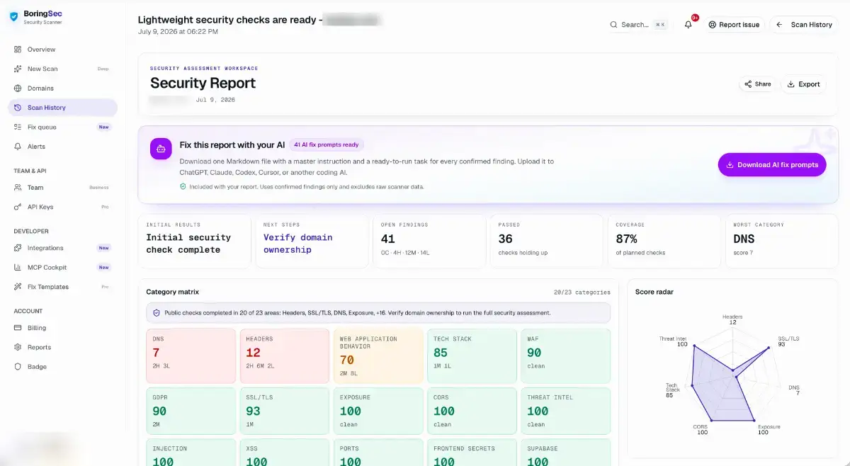 BoringSec screenshot 1