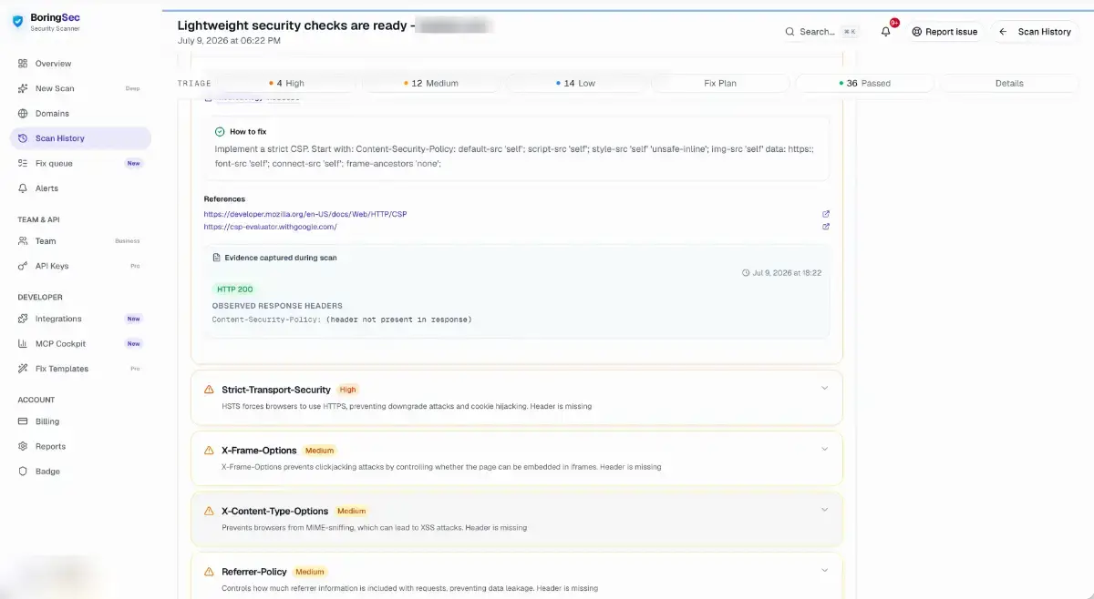 BoringSec screenshot 2
