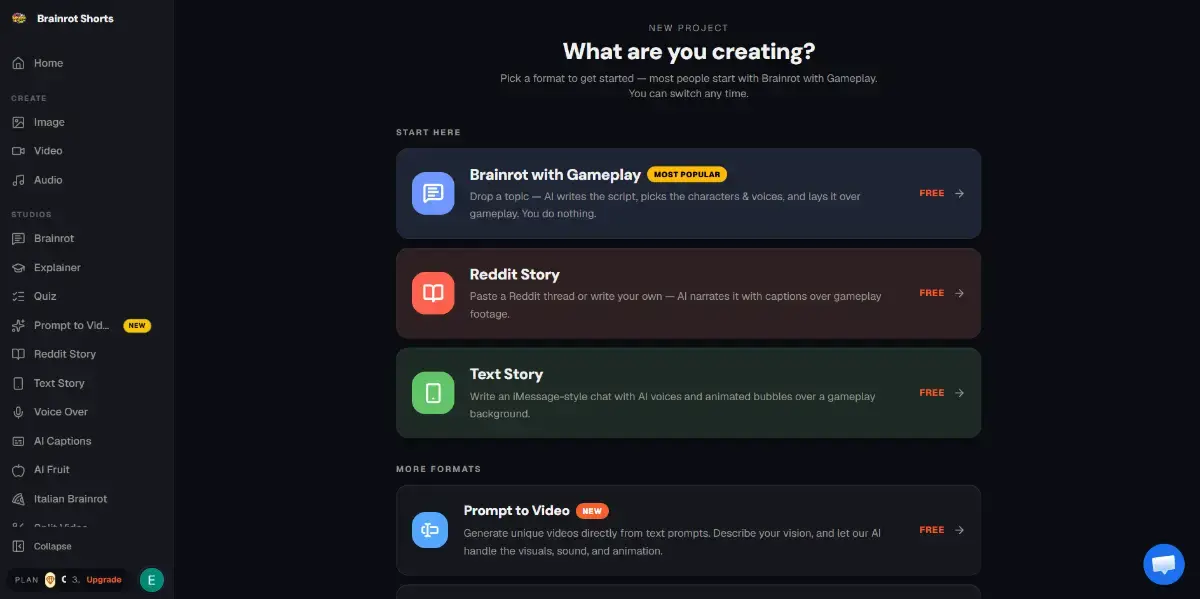 Brainrotshorts screenshot 2