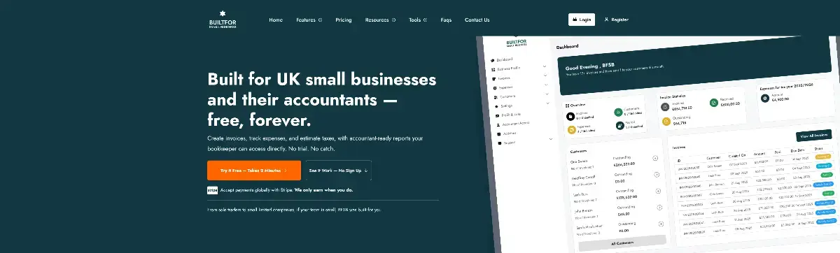 Built For Small Business screenshot 1
