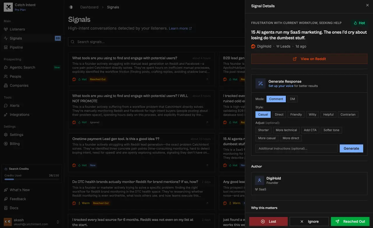 CatchIntent screenshot 2