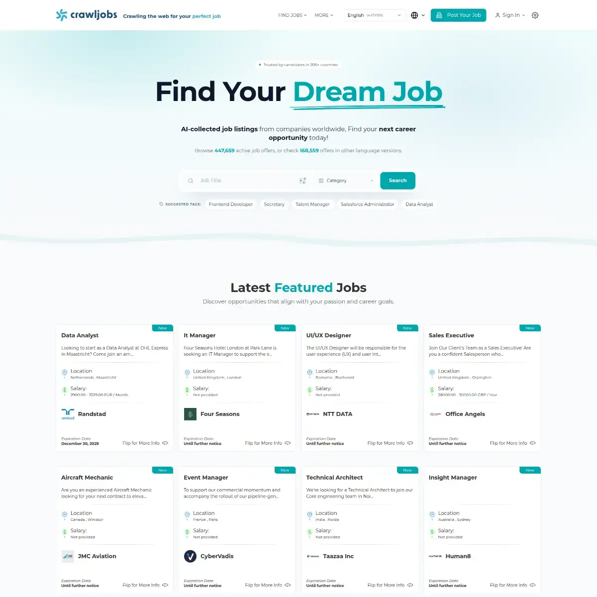 CrawlJobs screenshot 1