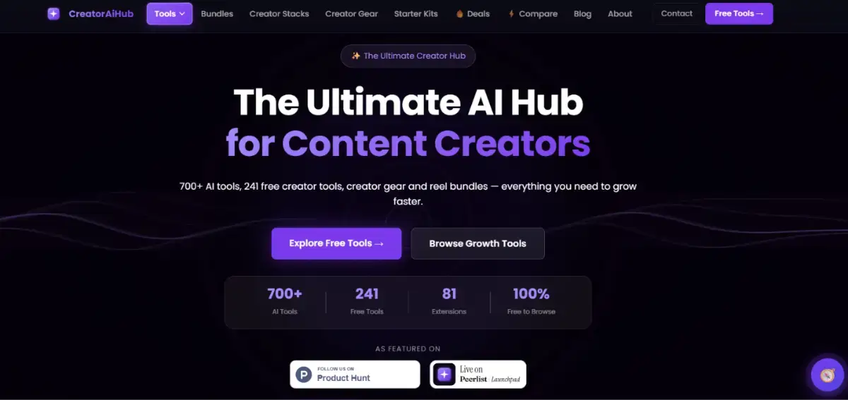 CreatorAiHubIO screenshot 1