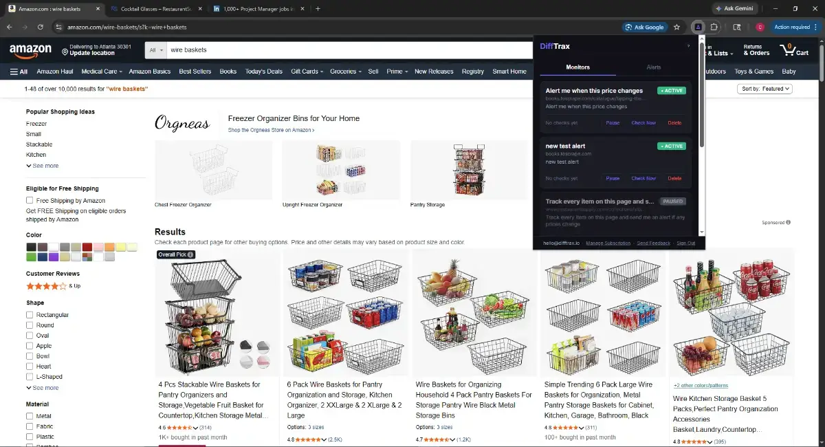 DiffTrax screenshot 2