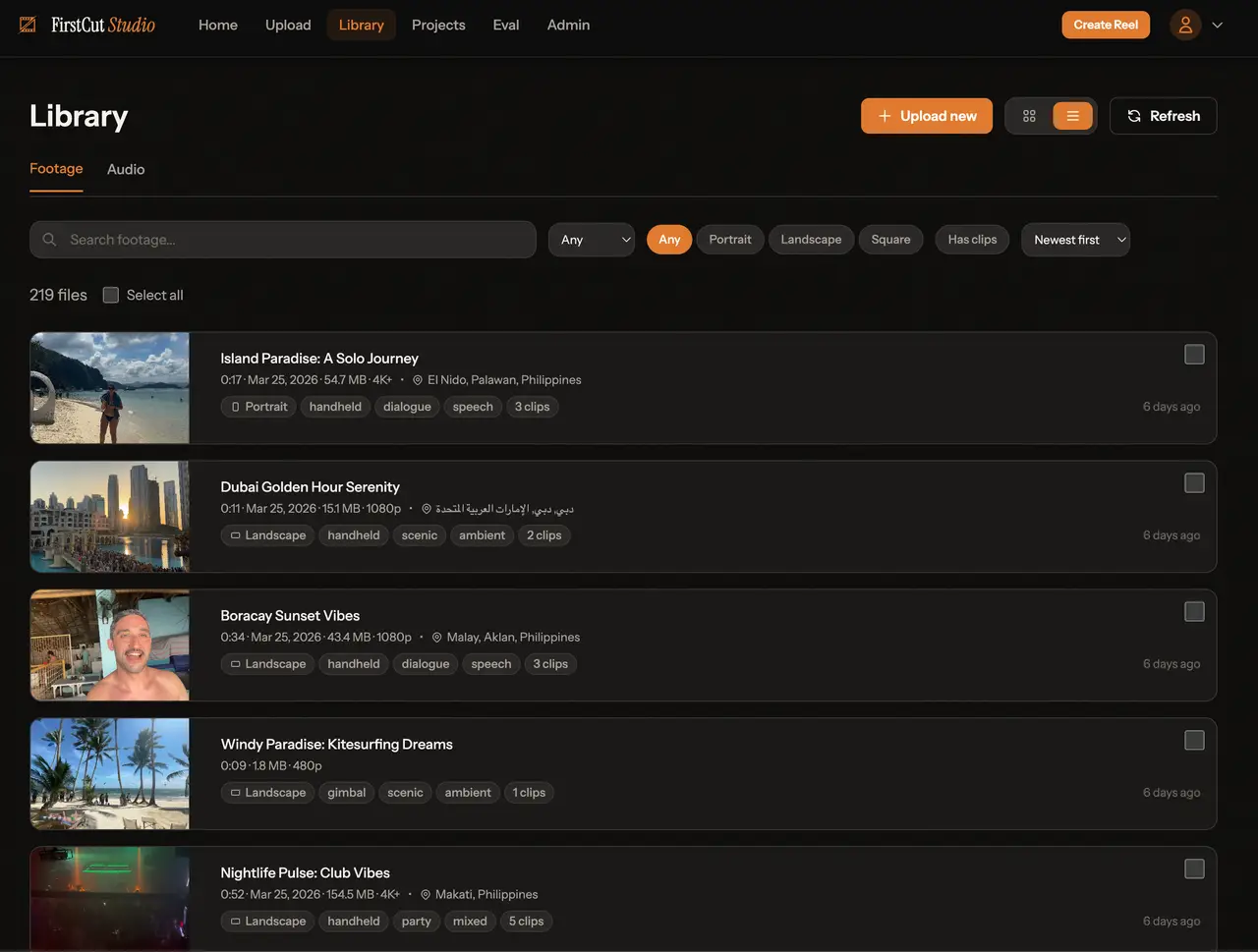 FirstCut Studio screenshot 2
