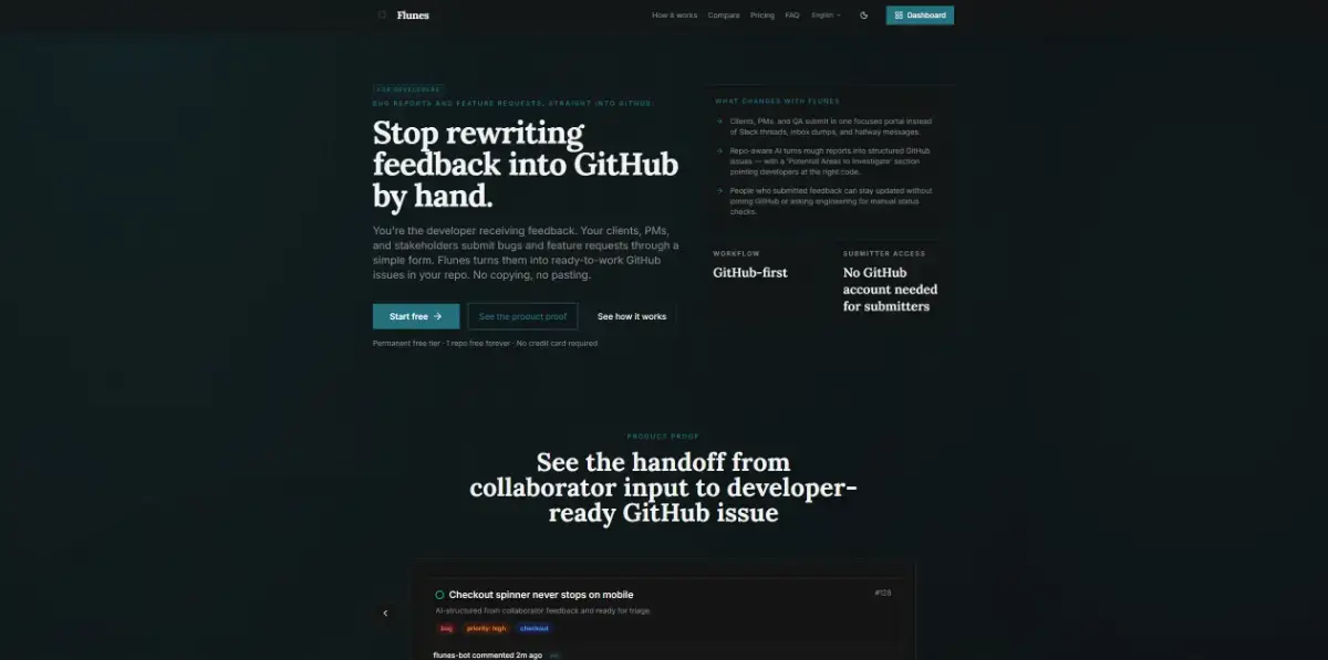 Flunes screenshot 1
