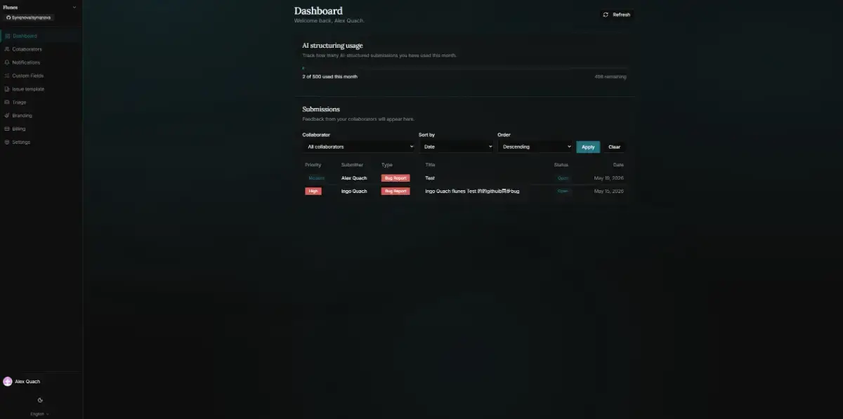 Flunes screenshot 2