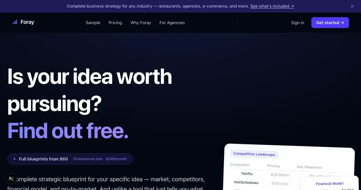 Foray AI screenshot 1