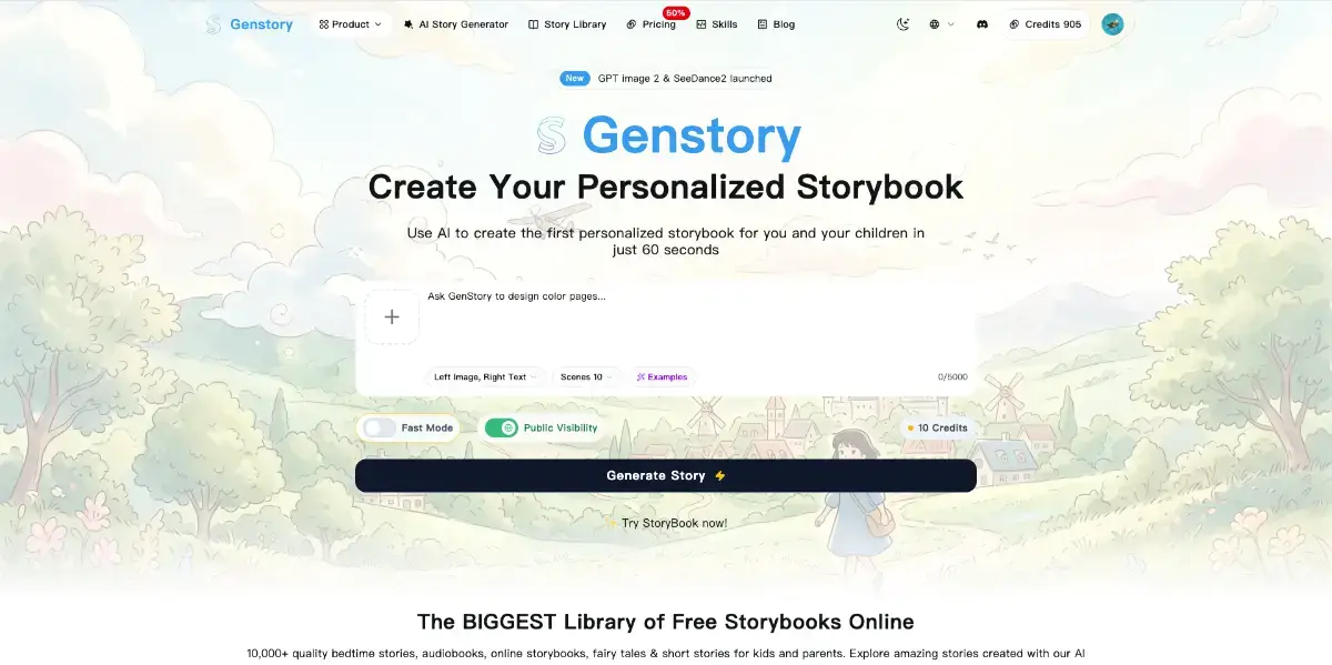 Genstory screenshot 2