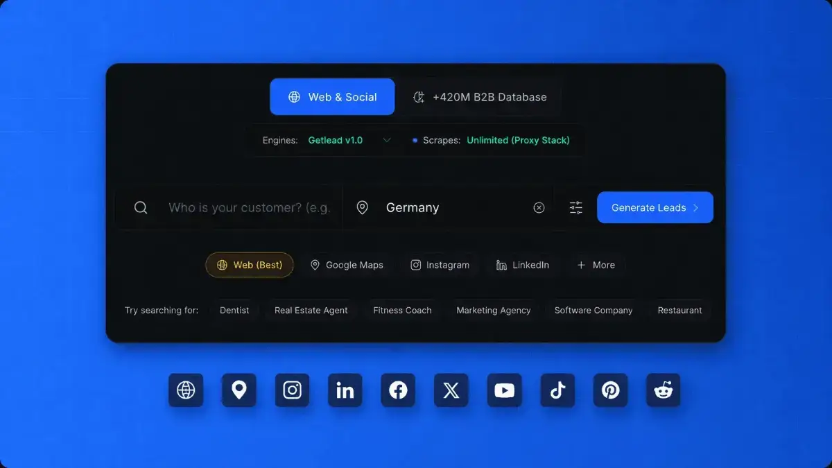 Getlead screenshot 1