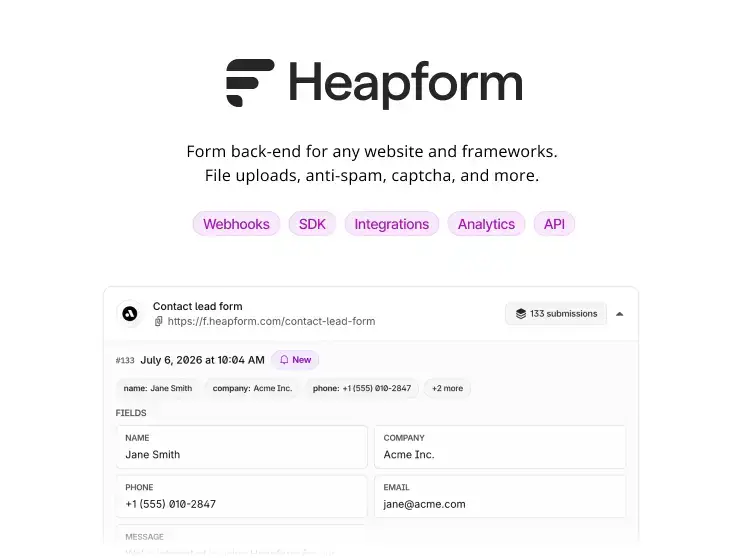 Heapform product image