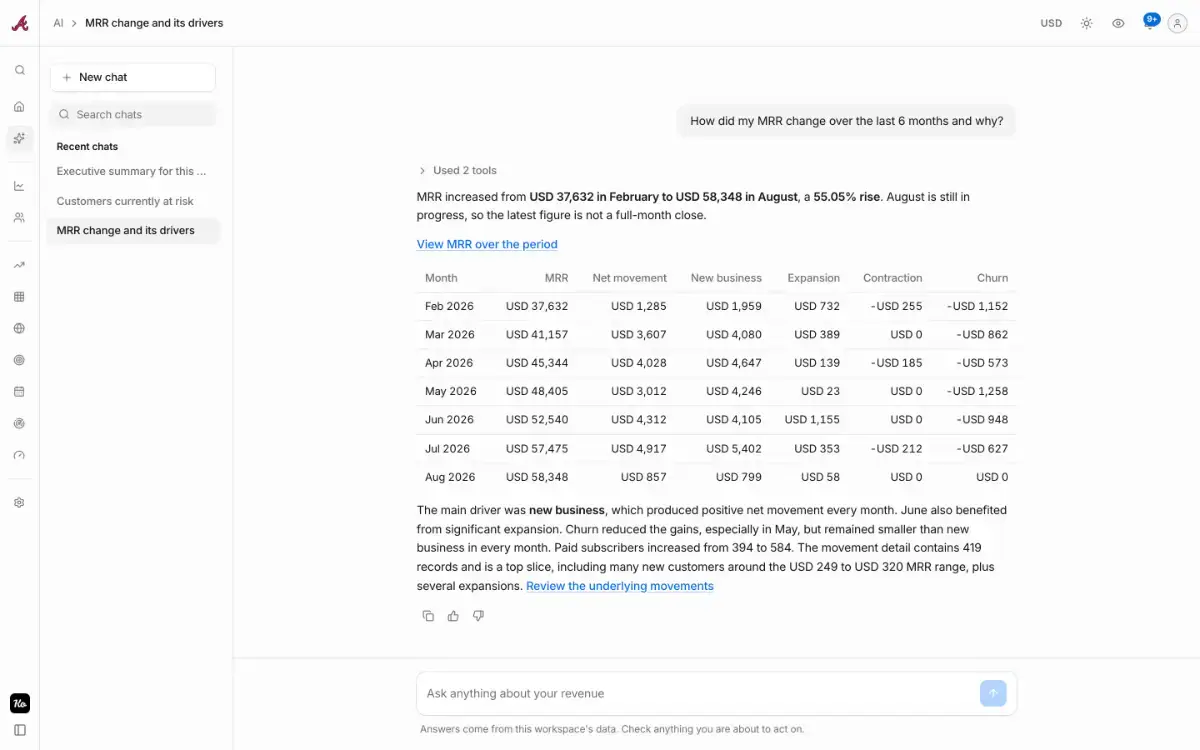 Kometrics screenshot 2