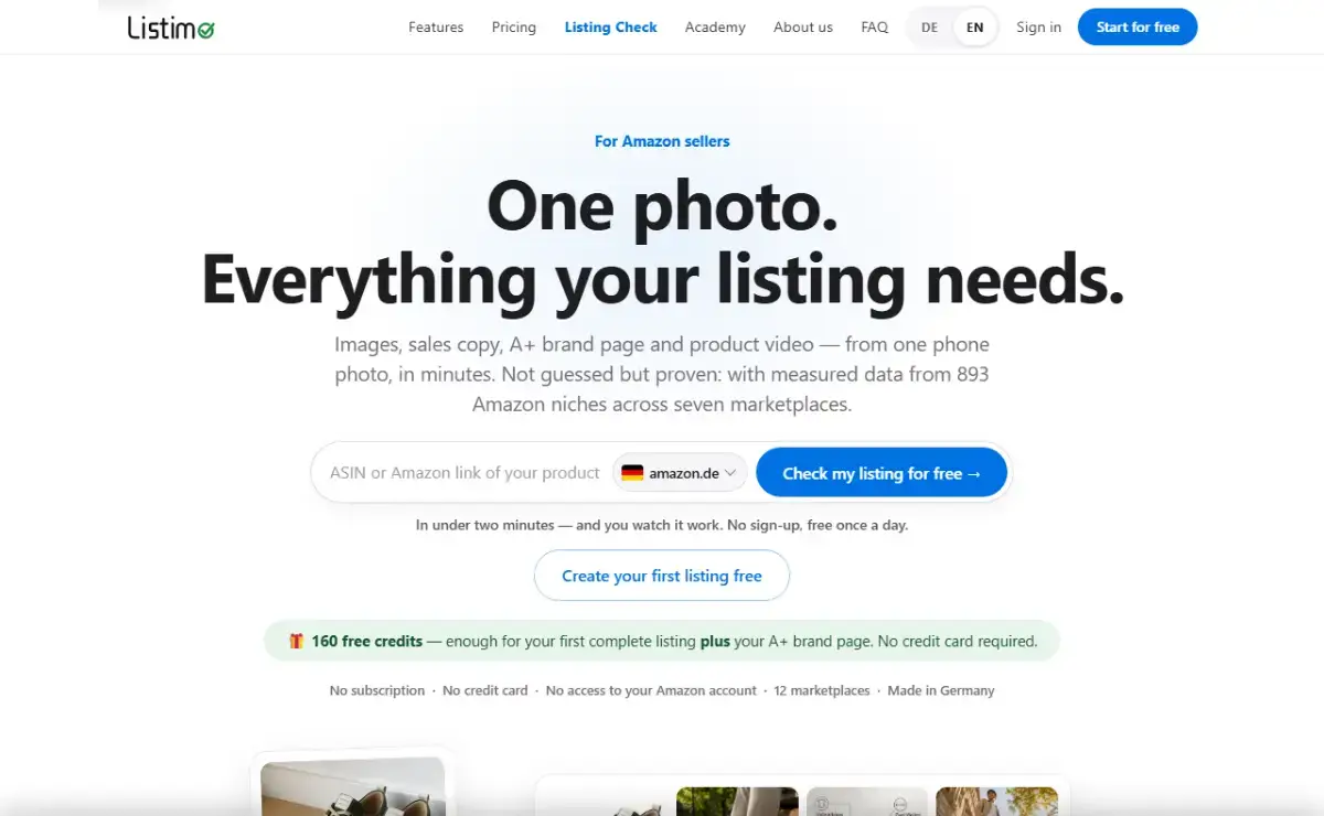 Listimo screenshot 1
